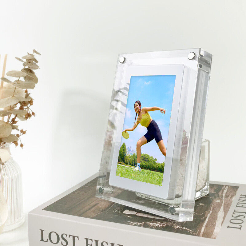 AcrylicGlow | Modern Digital Acrylic Photo Frame with HD Video Playback 2