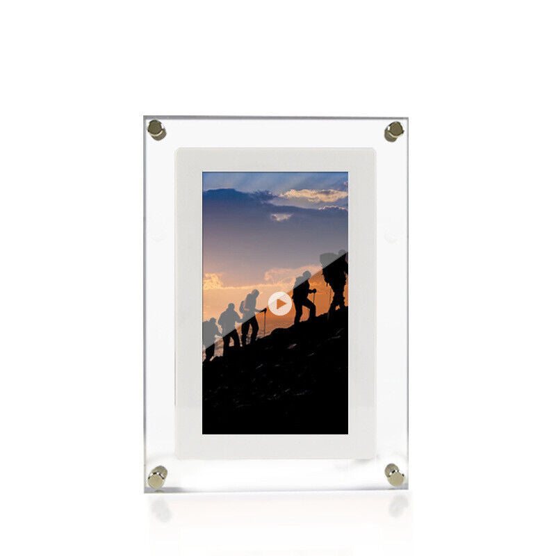 AcrylicGlow | Modern Digital Acrylic Photo Frame with HD Video Playback 4
