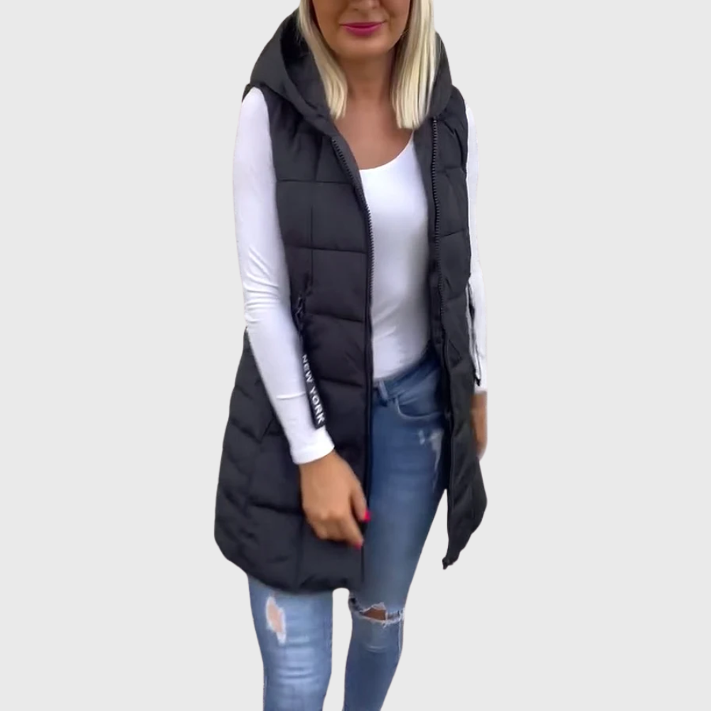 Alba | Women's Sleeveless Padded Winter Coat 2