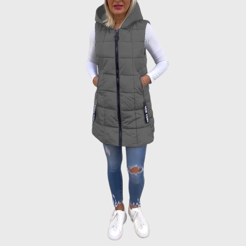 Alba | Women's Sleeveless Padded Winter Coat 3