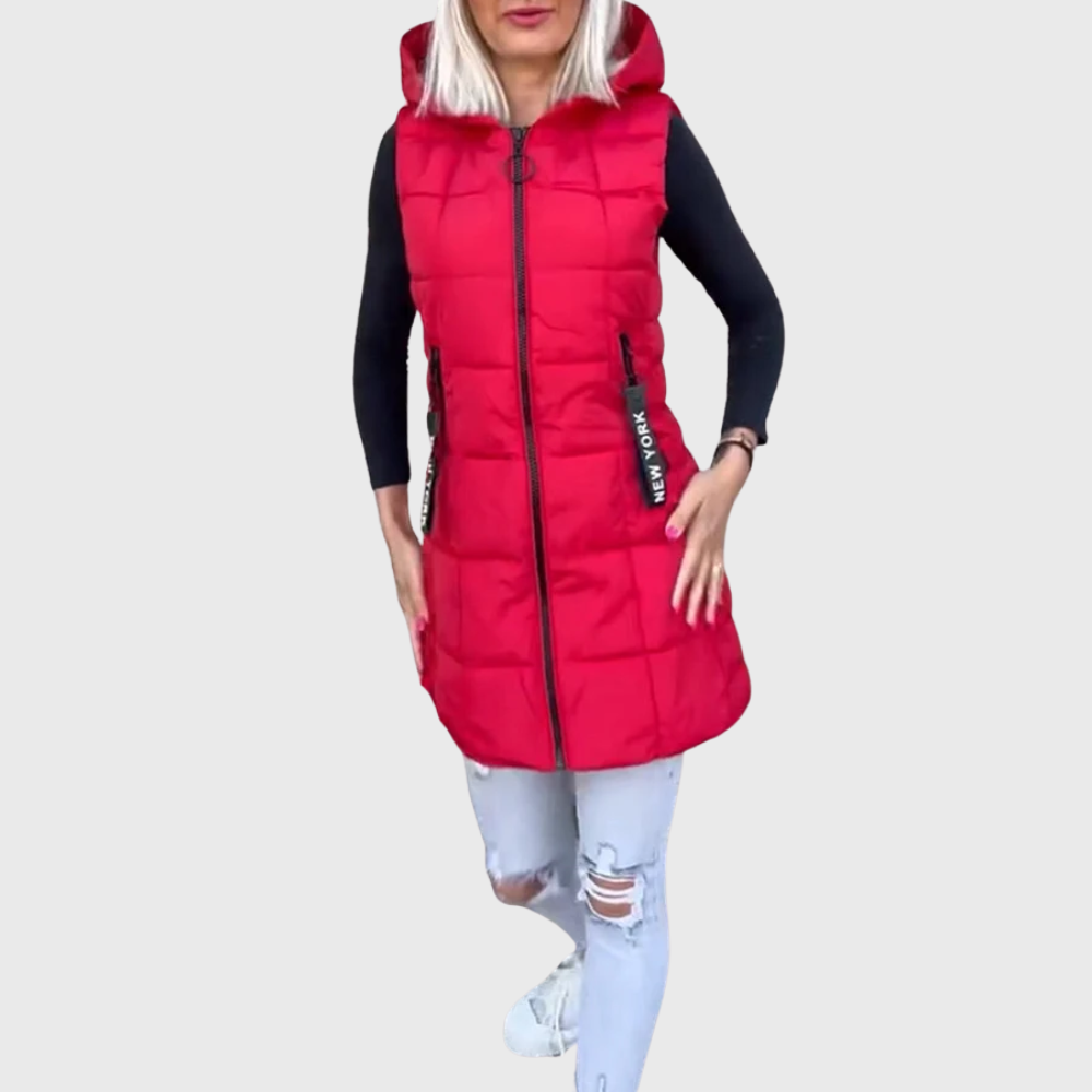 Alba | Women's Sleeveless Padded Winter Coat 9