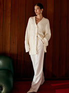 Aliyah | Elegant Oversized Cable Knit Outwear 2