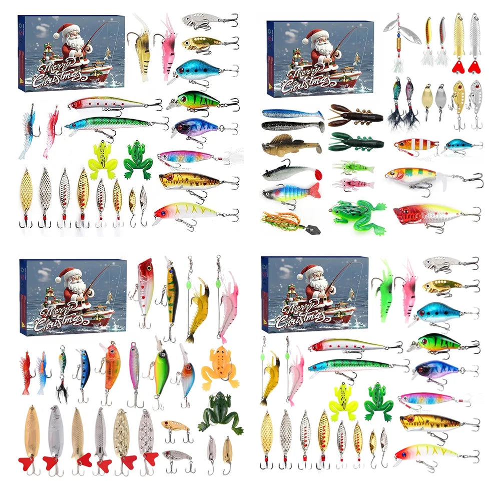 AquaBait | Premium Fishing-Themed Advent Calendar with 24 Unique Lures 2