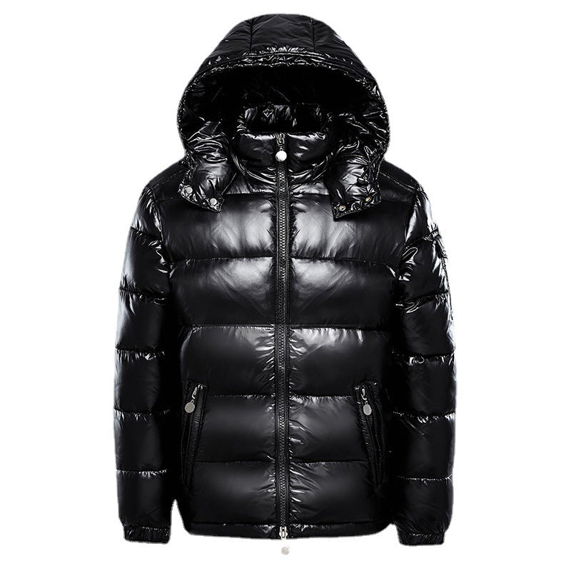 Black Shiny Down Jacket 6