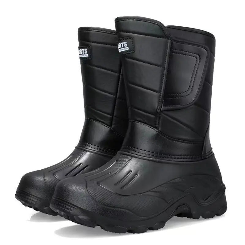 CamouflageGuard | Durable Waterproof Mid-Calf Work Boots for Men 1