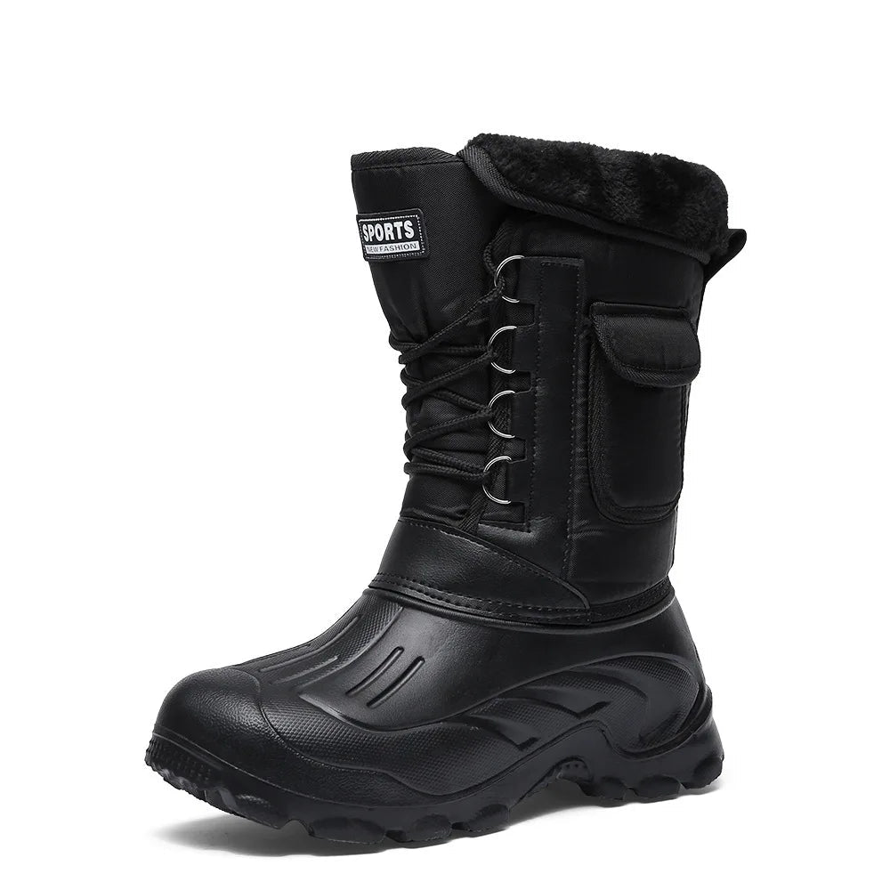 CamouflageGuard | Durable Waterproof Mid-Calf Work Boots for Men 10