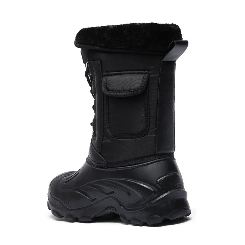 CamouflageGuard | Durable Waterproof Mid-Calf Work Boots for Men 5