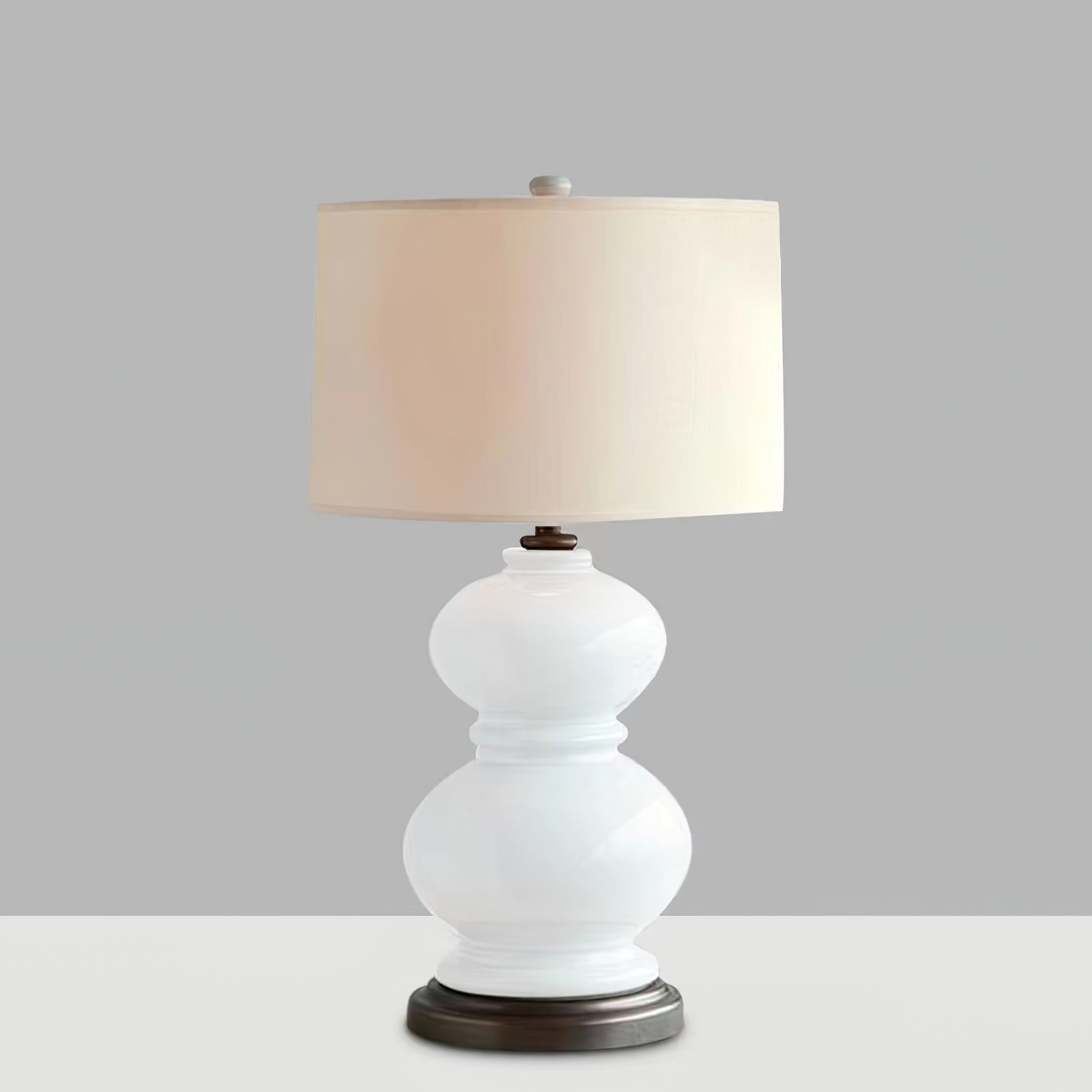 CeramicSphere - Table Lamp with Gourd-Inspired Shape and Cozy Radiance 2