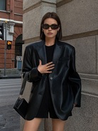 Chloe | Timeless Lapel Pockets Jacket 0