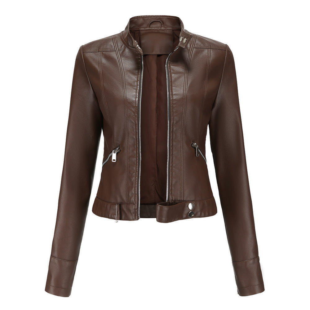 Clementine | Stylish Fitted Leather Jacket for Women - Elevate Your Look 2