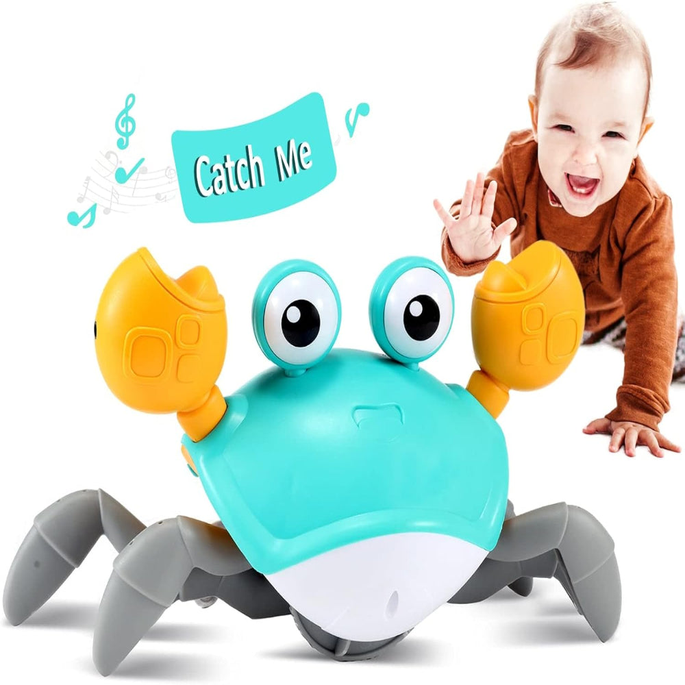 CrustaceanJoy | Engaging Interactive Crawling Crab Baby Toy with Music Lights 1