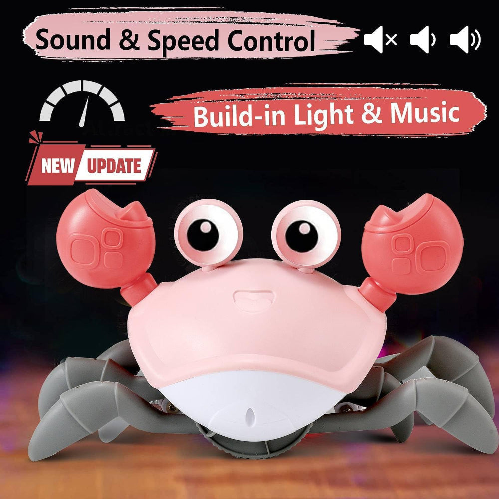 CrustaceanJoy | Engaging Interactive Crawling Crab Baby Toy with Music Lights 3