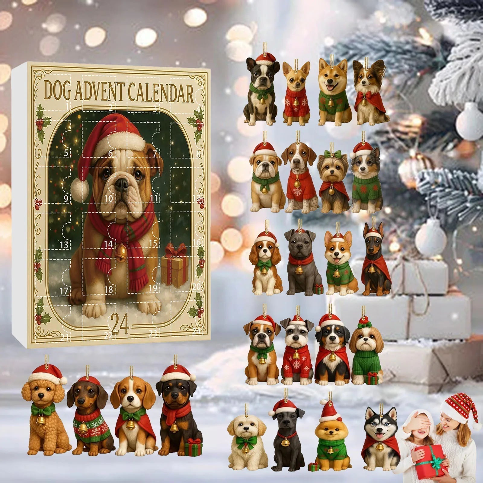 Dachshund Delight | Cute Dog-Themed Advent Calendar with Charming Surprises 1