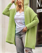 Elena Vero | Women's Knitted Hooded Cardigan 2