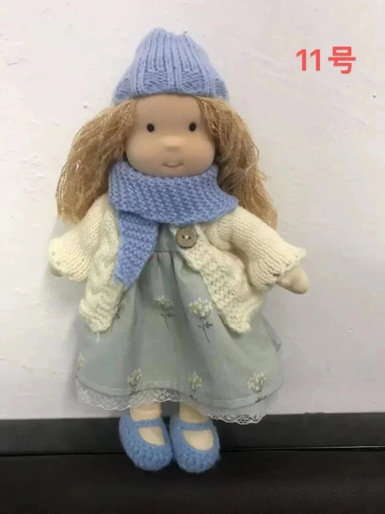 Elise | Handmade Waldorf Plush Doll – Soft Cotton Toy with Fabric Box | Sweet & Snuggly | For Children’s Birthday & Daily Fun 2