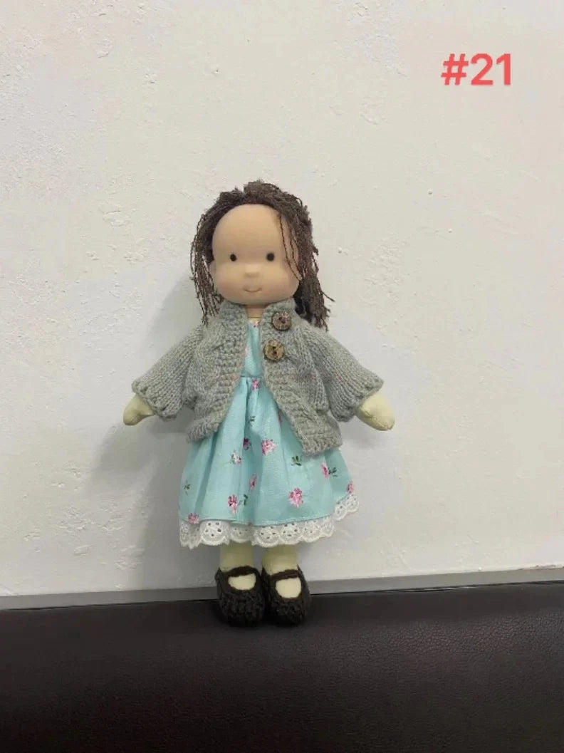 Elise | Handmade Waldorf Plush Doll – Soft Cotton Toy with Fabric Box | Sweet & Snuggly | For Children’s Birthday & Daily Fun 3