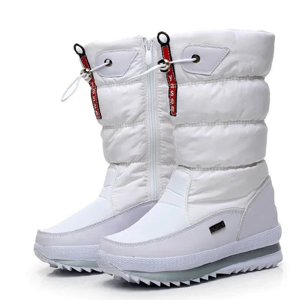 FrostGuard | Cozy Plush Mid-Calf Winter Snow Boots for Women 6