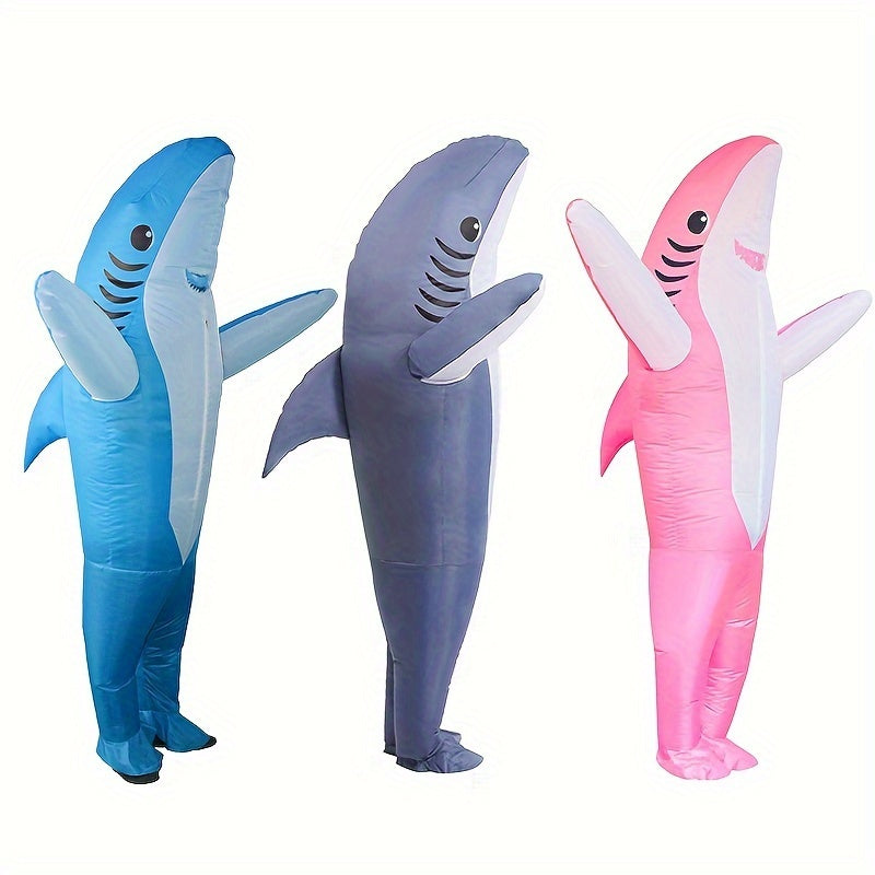 Funny Shark Costume | Unisex Full Body Inflatable Halloween Outfit 6