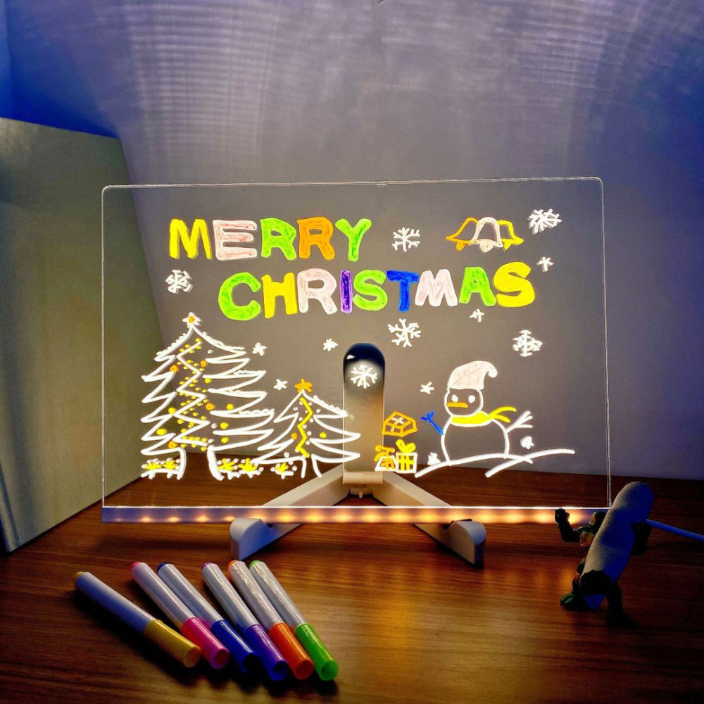 GlowCraft | Kids LED Drawing Board – Creative Christmas Ornament Toy 2