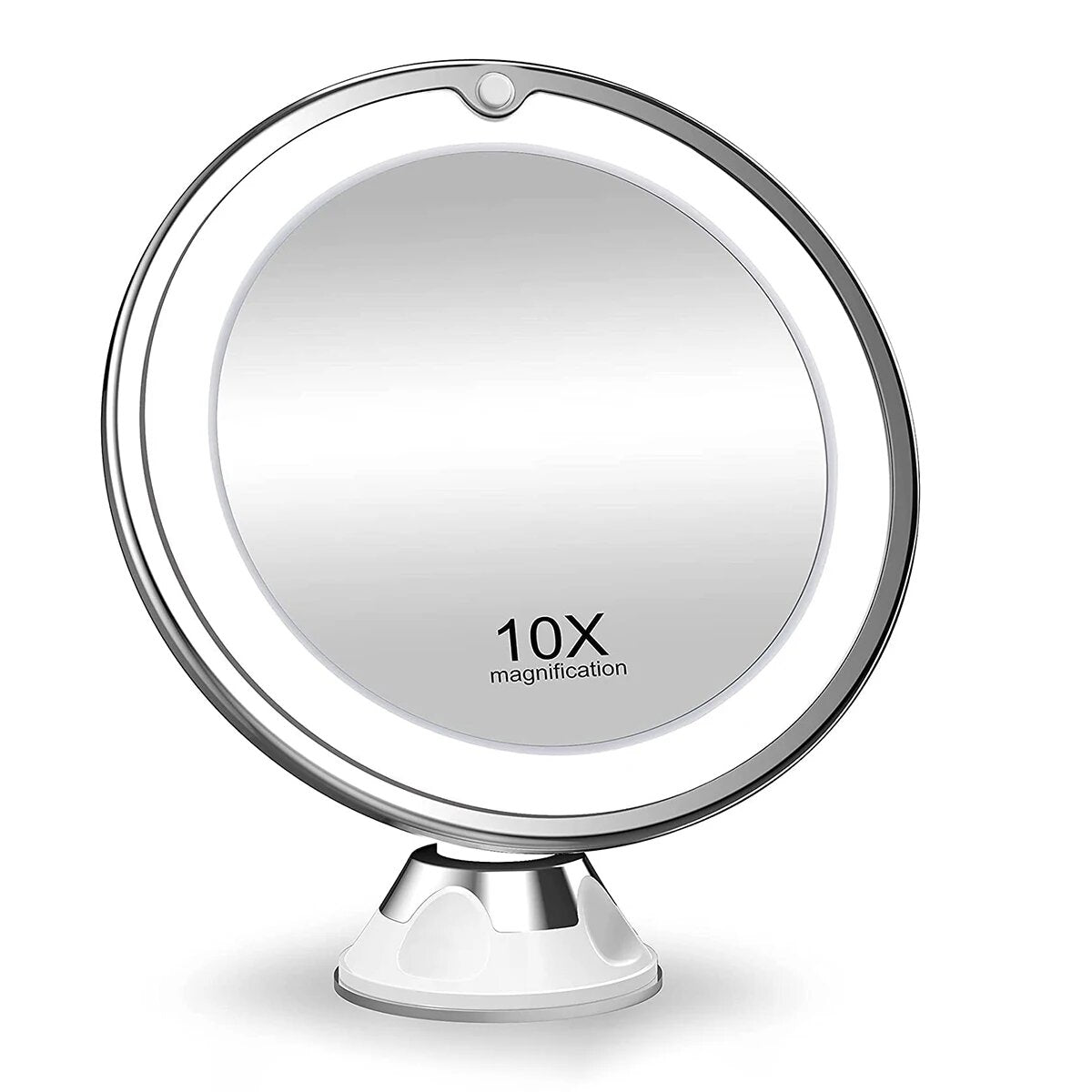 GlowMagnify – 10x LED Makeup Mirror with 360° Rotation & Natural Daylight Lighting 0