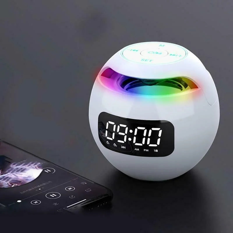 GlowRhythm – Alarm Clock Speaker with Ambient LED Display 2