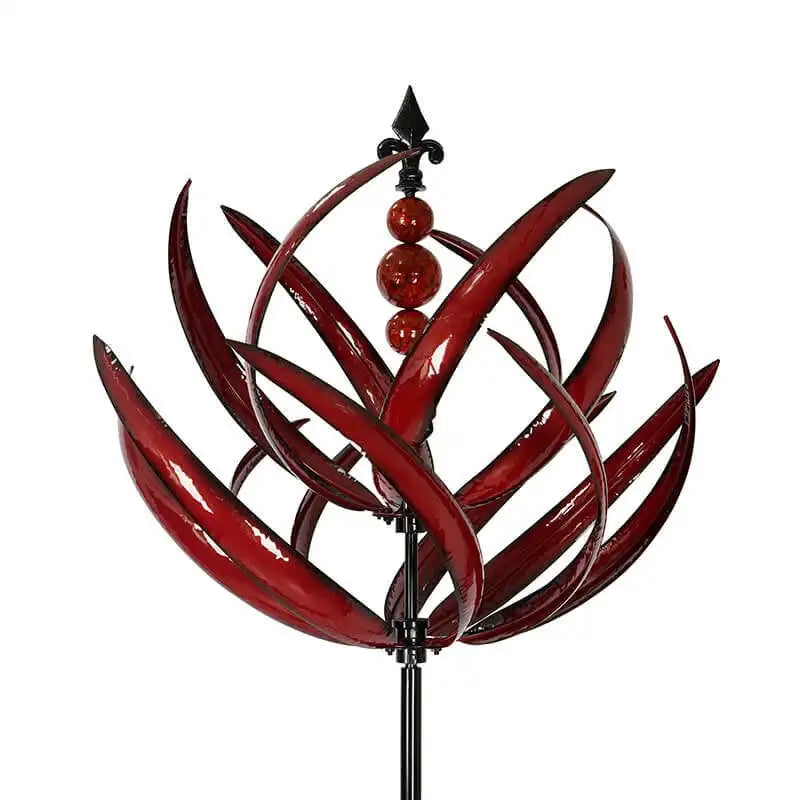 Harlow Wind-Powered Kinetic Garden Sculpture – Elegant Metal Spinner for Outdoor Décor 1