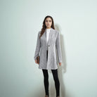Isabelle Roche | Elegant Knitted Blazer with Lapel Collar 3