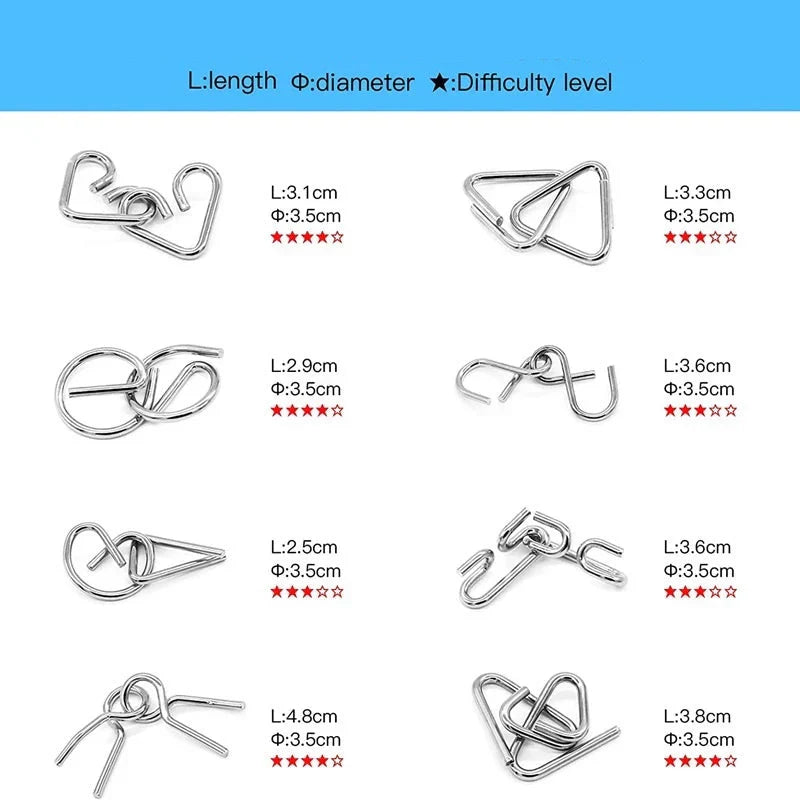 LogicCraft | Engaging Creative Metal Puzzle Set for Kids 4