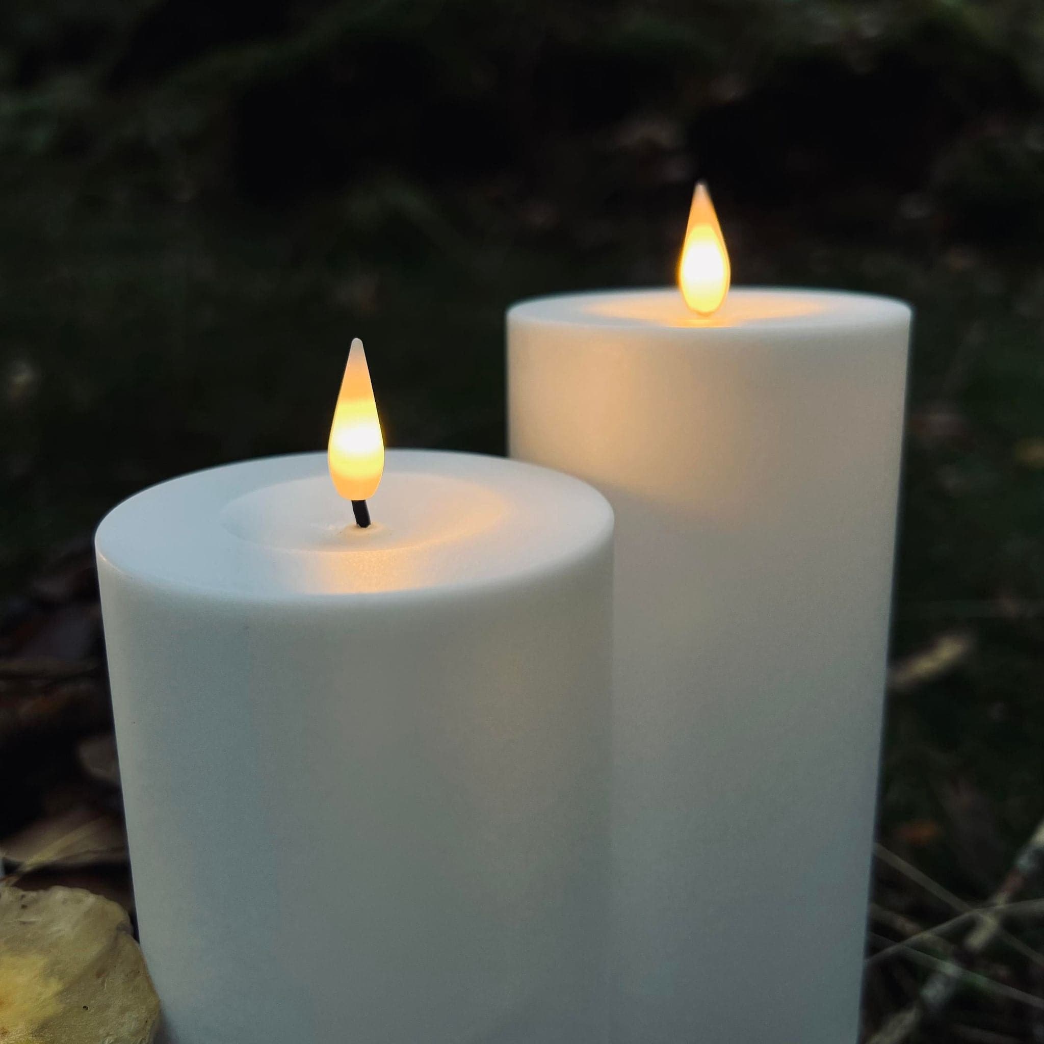 LumaGlow | Elegant Weather-Resistant LED Flameless Candle Set with Remote 1