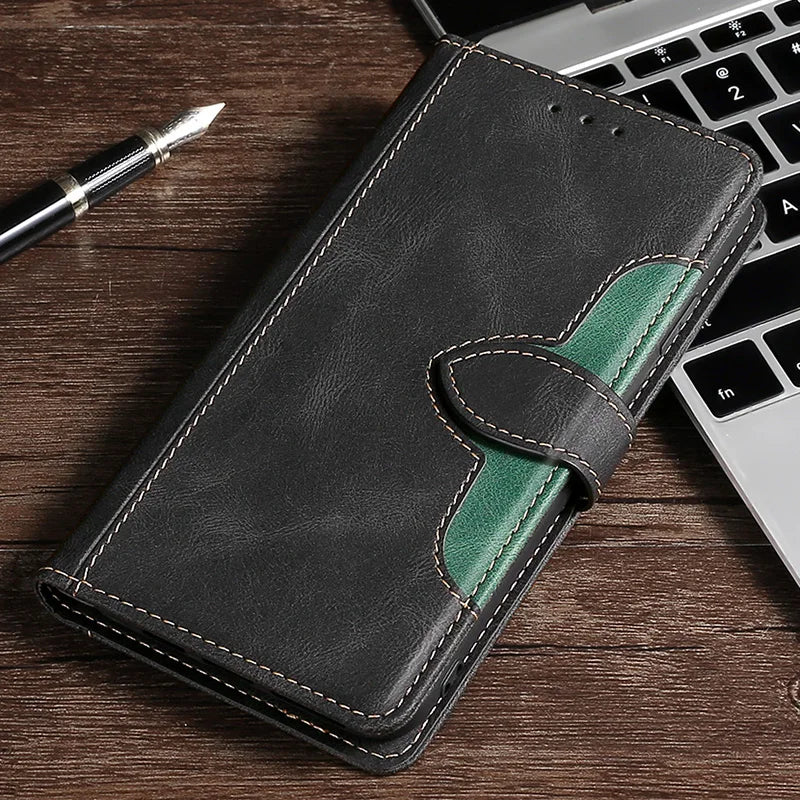 LuxurCase | Premium Magnetic Leather Wallet Case for iPhone 0