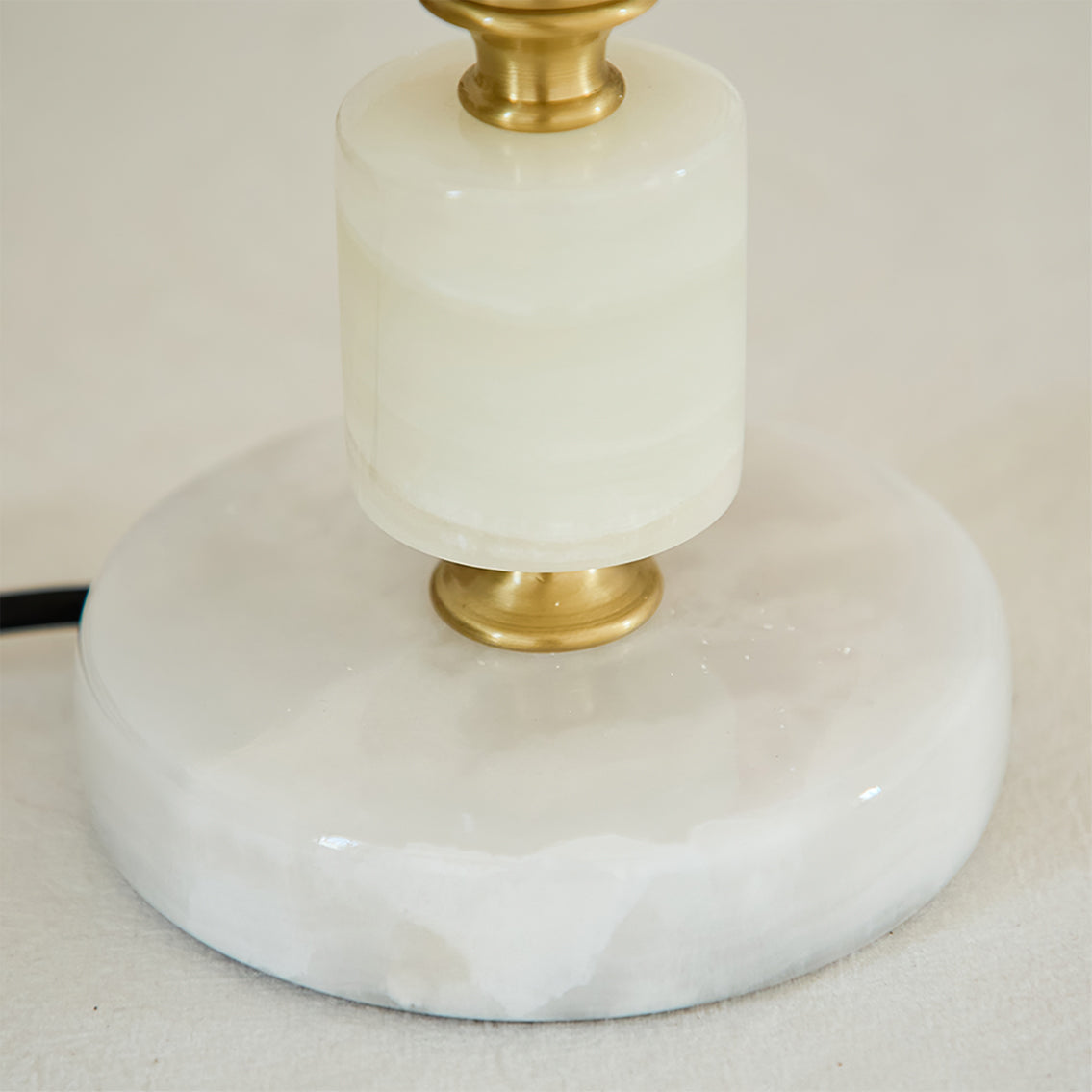 MarbleCharm – Rustic Table Lamp with Tassel Accent 5