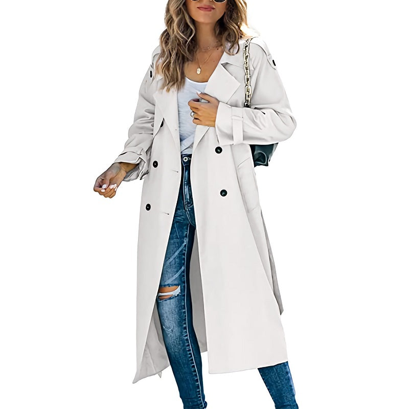 Marcella | Elegant Long Trench Coat for Women – Modern Style with Classic Charm 5