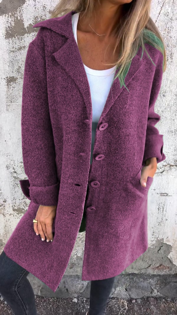 Mireille | Elegant Women's Long Coat – Wool Blend Design with Lasting Charm 11