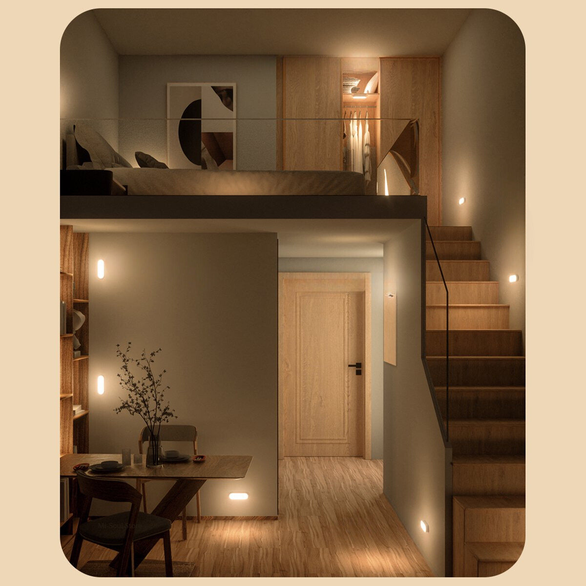 MotionGlow – USB Rechargeable Wireless Wall Lamp 5