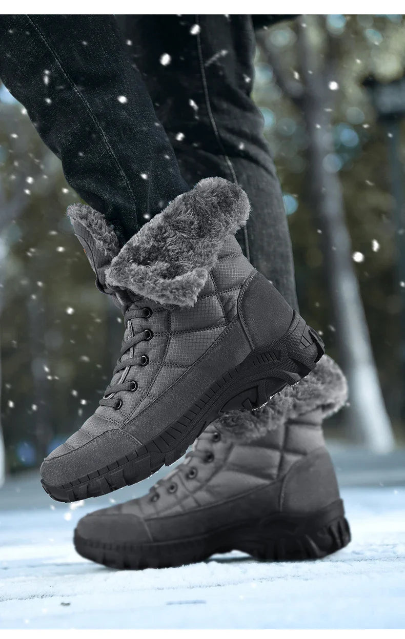 NuviaTrail | Comfortable Durable Men's Hiking Boots for Winter Adventures 7
