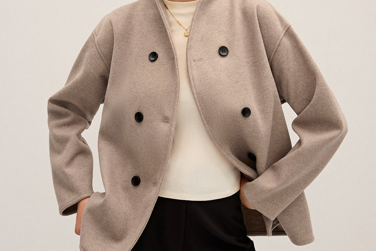 Oversized Button-Down Jacket 0