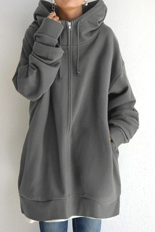 Oversized Winter Pullover Hoodie - Cassandra 0