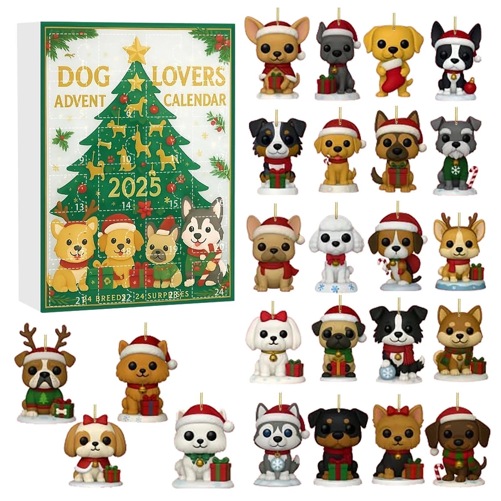PawJoy | Festive Advent Calendar for Kids with 24 Puppy-Themed Surprises 0