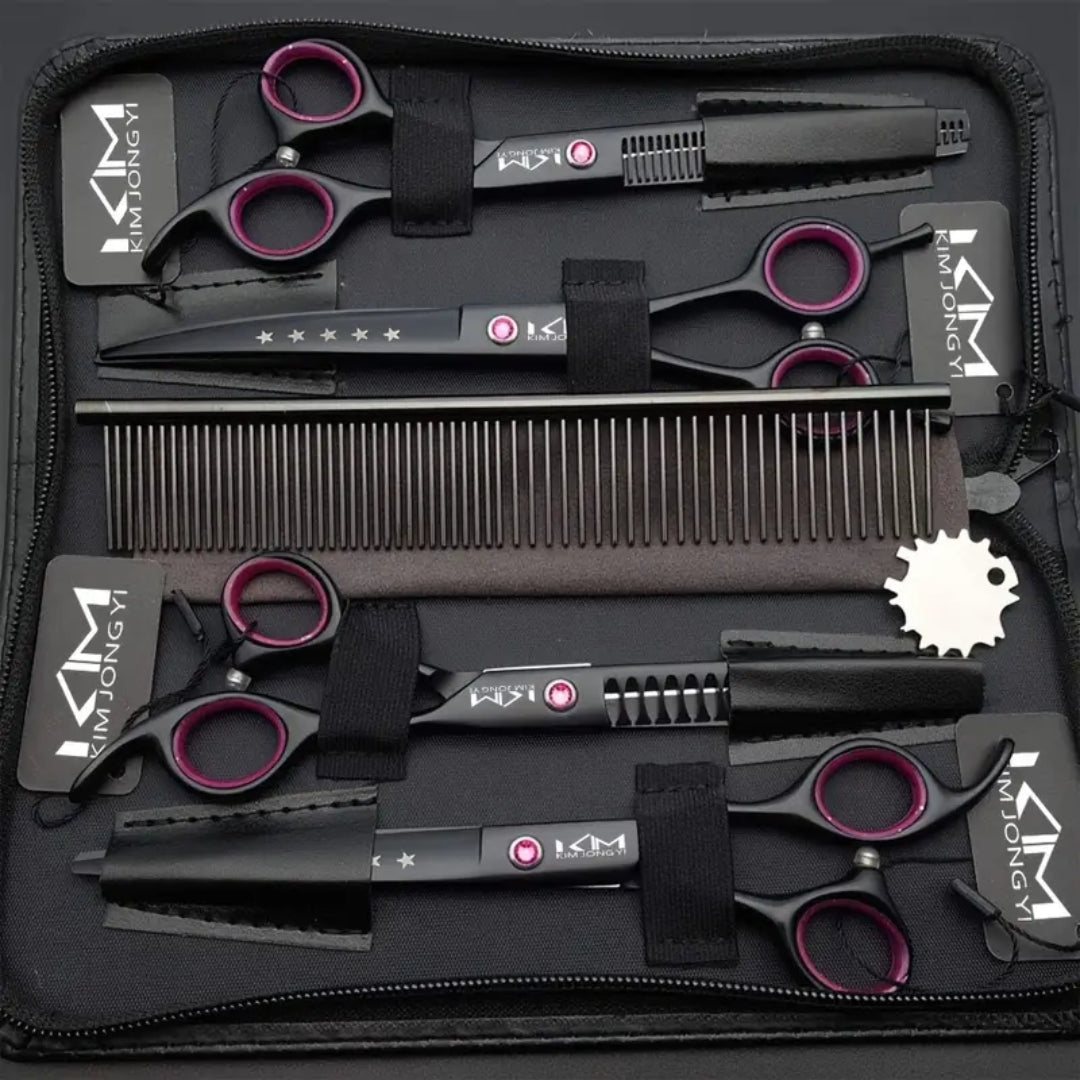 Professional Dog Grooming Scissors Set – Thinning Shears, Clipping Scissors for Easy Coat Care 2