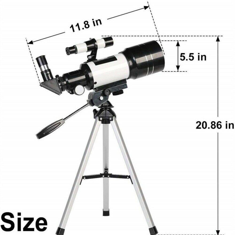 Professional Telescope 300/70mm with Tripod and Phone Mount 4