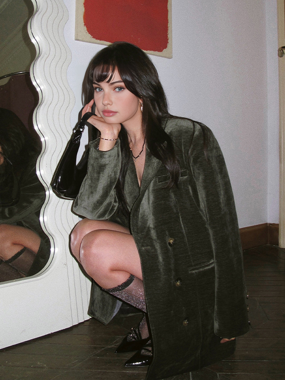 Retro Velvet Blazer 2