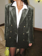 Retro Velvet Blazer 3