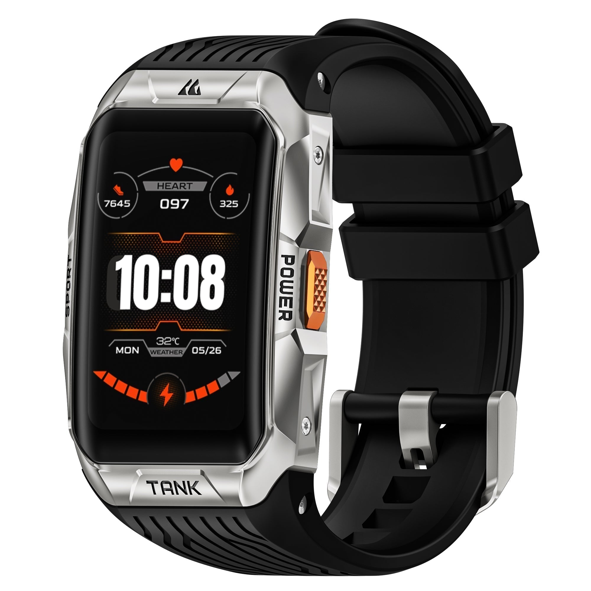 Rugged Waterproof Smartwatch with 1.64 AMOLED Display and Military-Grade Durability 1