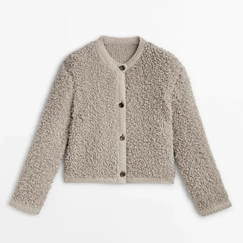 Selene | Women's Fleece Button Jacket – Cozy, Warm, and Effortlessly Stylish 0