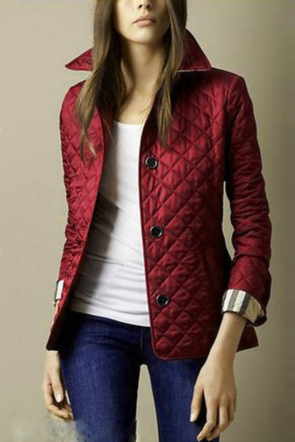 Sienna | Lightweight Women’s Winter Puffer Jacket with Classic Buttons 0