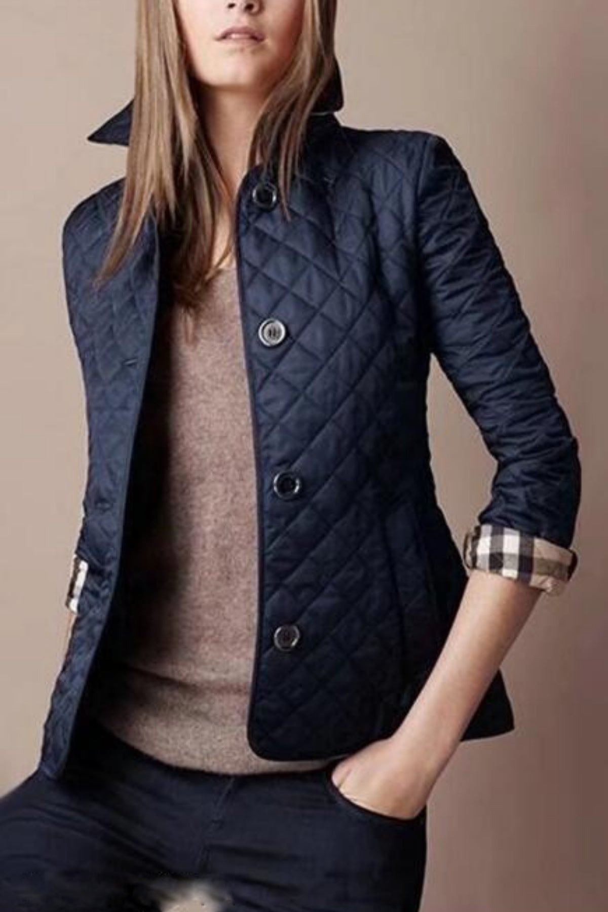 Sienna | Lightweight Women’s Winter Puffer Jacket with Classic Buttons 4