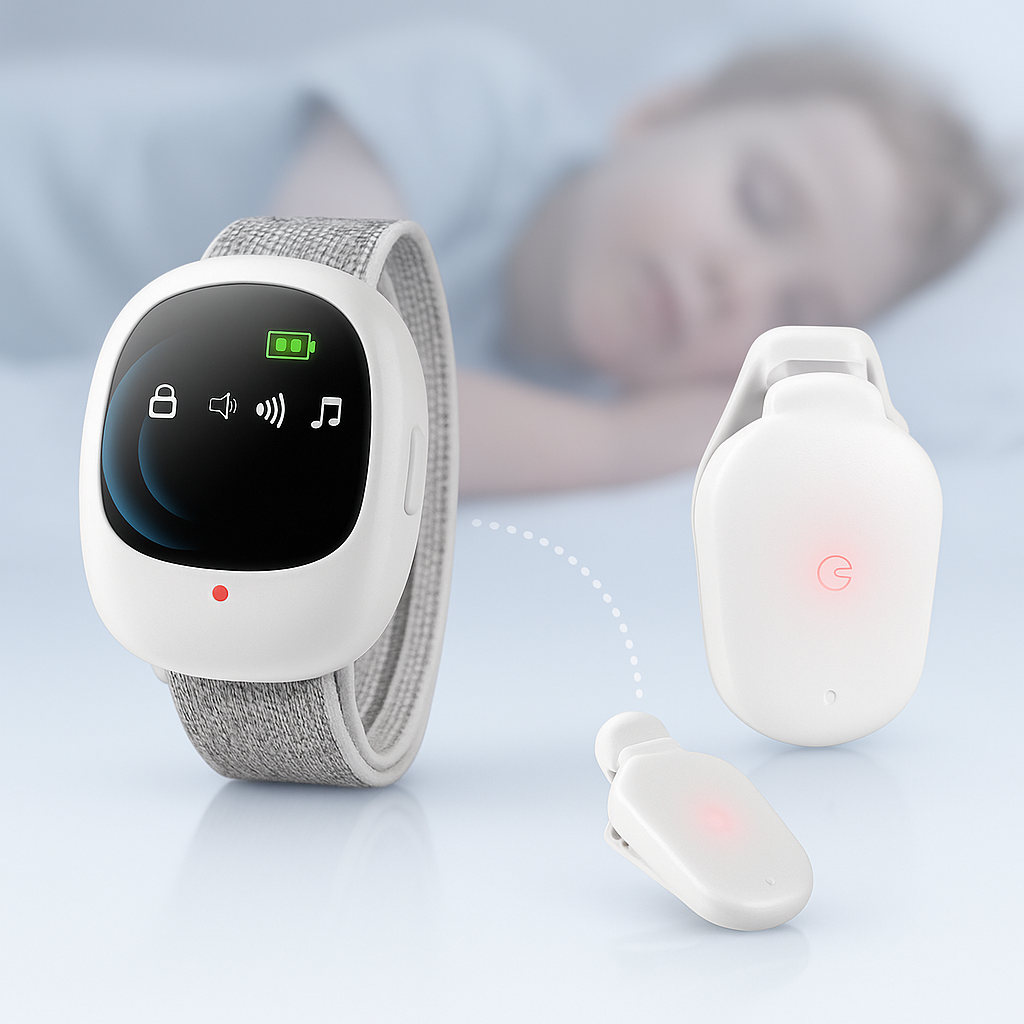 SleepGuard | Innovative Wireless Bedwetting Alarm with Vibration Sensor 0