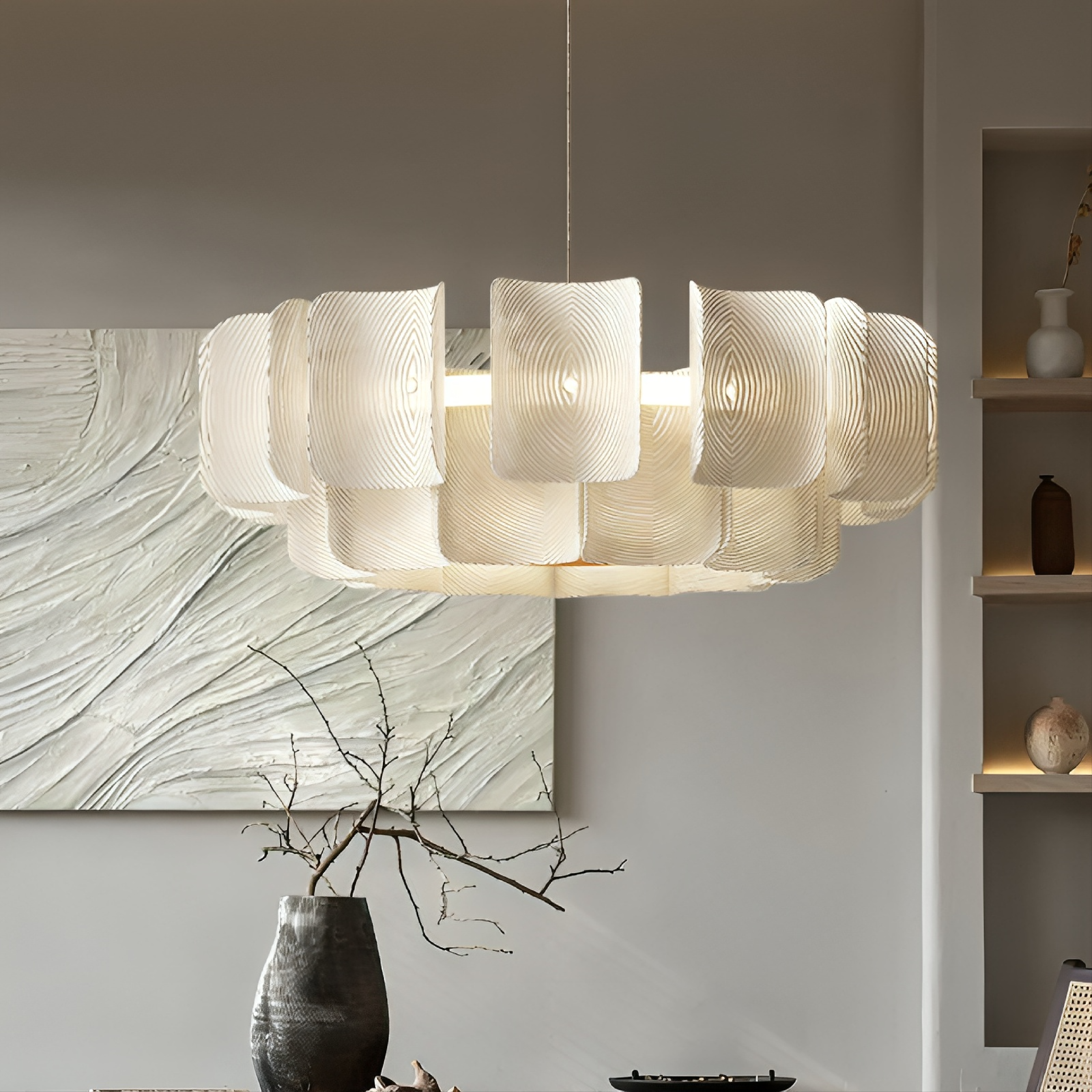 Solvion | Wabi-Sabi Inspired Modern Japanese Chandelier 1