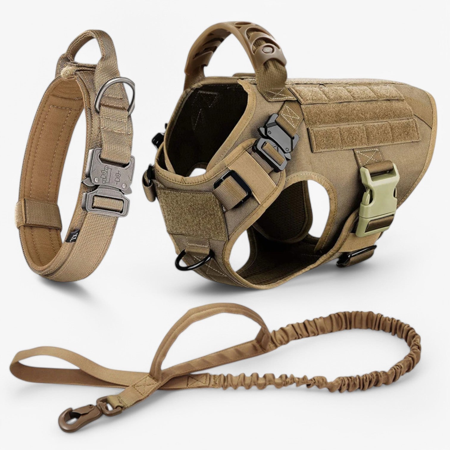 Tactical Dog Harness with Handle, Adjustable Fit and Reflective Details for Training and Safety 9