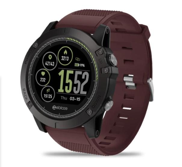 Tactical Smartwatch with 3D Interface, Health Monitoring, and Water Resistance up to 50 Meters 1
